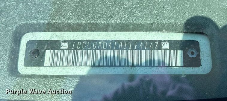 image for item EE3947 2010 Chevrolet Express 1500 van