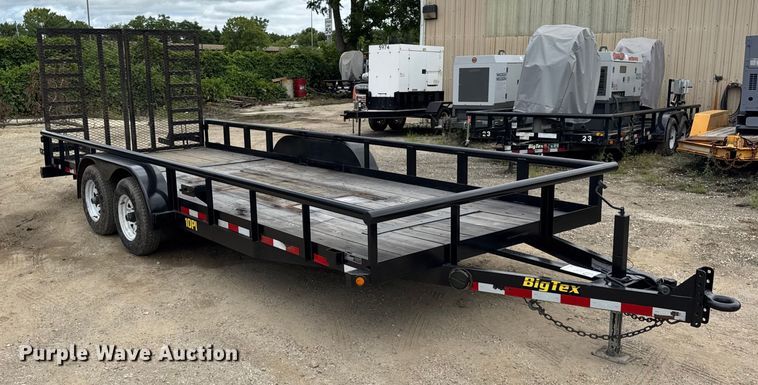 image for item EF2137 2014 Big Tex 10PI-20 utility trailer