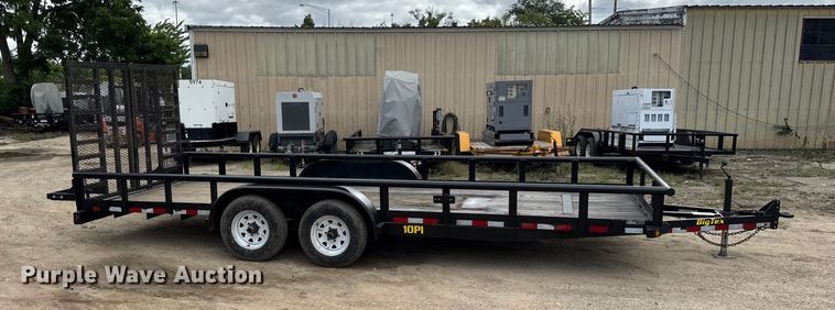 image for item EF2137 2014 Big Tex 10PI-20 utility trailer