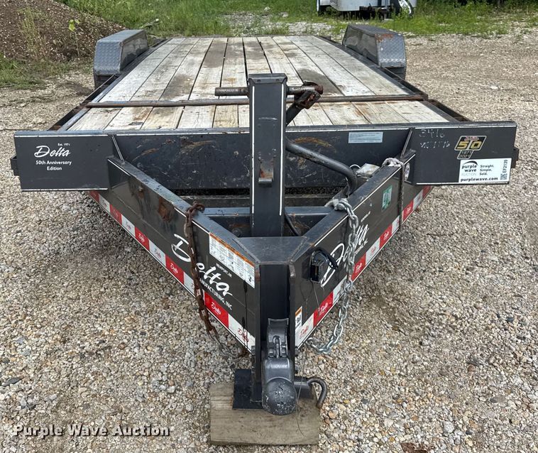 image for item EF2139 2022 Delta tilt deck equipment trailer