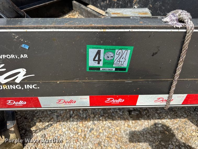 image for item EF2139 2022 Delta tilt deck equipment trailer