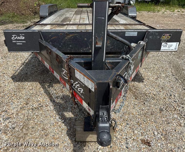 image for item EF2139 2022 Delta tilt deck equipment trailer
