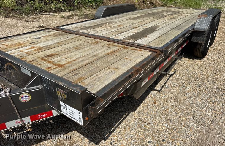 image for item EF2139 2022 Delta tilt deck equipment trailer
