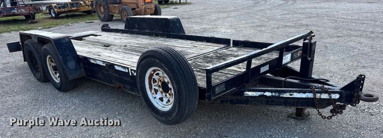 image for item EF2151 2002 B-B  tilt deck equipment trailer