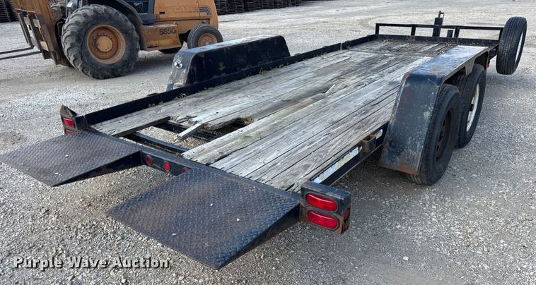 image for item EF2151 2002 B-B  tilt deck equipment trailer