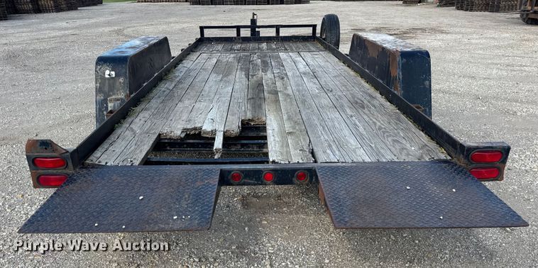 image for item EF2151 2002 B-B  tilt deck equipment trailer