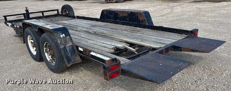 image for item EF2151 2002 B-B  tilt deck equipment trailer