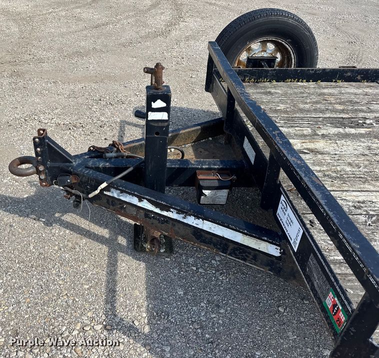 image for item EF2151 2002 B-B  tilt deck equipment trailer