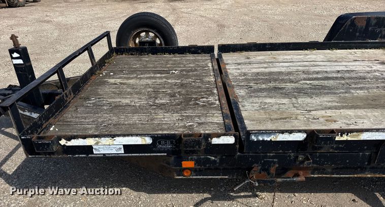 image for item EF2151 2002 B-B  tilt deck equipment trailer