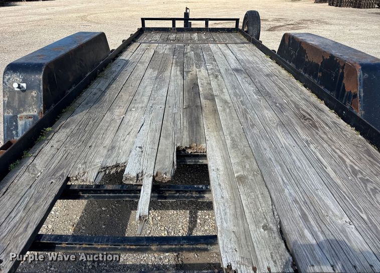 image for item EF2151 2002 B-B  tilt deck equipment trailer