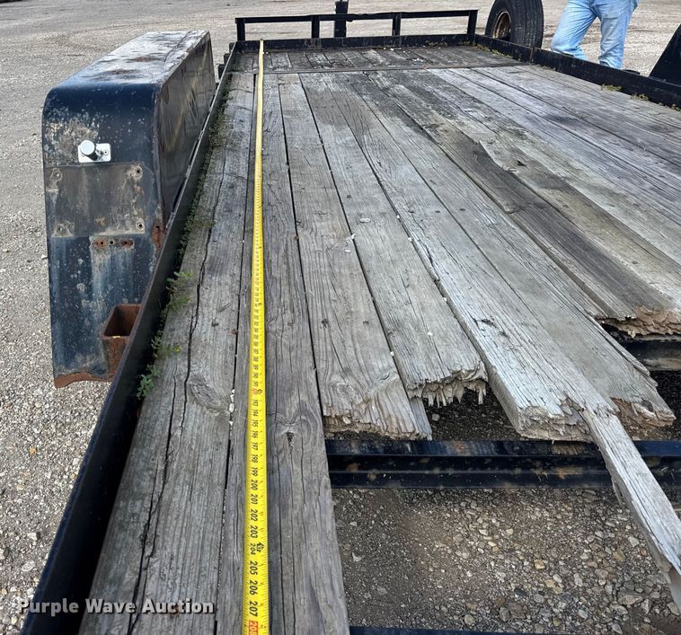 image for item EF2151 2002 B-B  tilt deck equipment trailer
