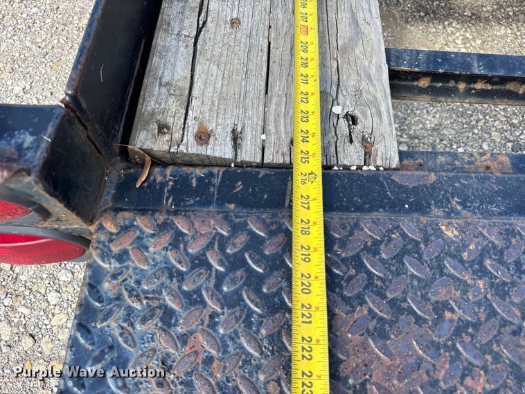 image for item EF2151 2002 B-B  tilt deck equipment trailer