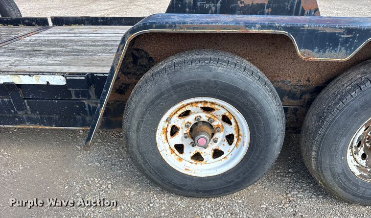 image for item EF2151 2002 B-B  tilt deck equipment trailer