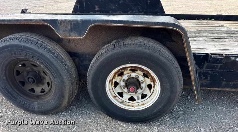 image for item EF2151 2002 B-B  tilt deck equipment trailer