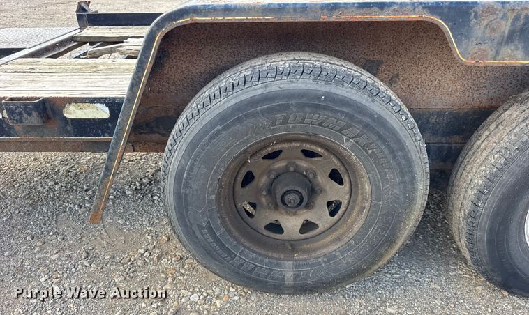 image for item EF2151 2002 B-B  tilt deck equipment trailer