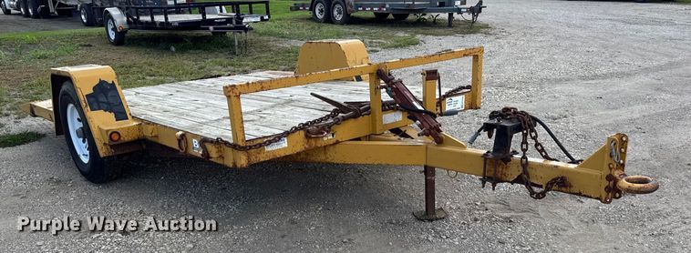 image for item EF2152 2007 B-B Trailers tilt deck equipment trailer