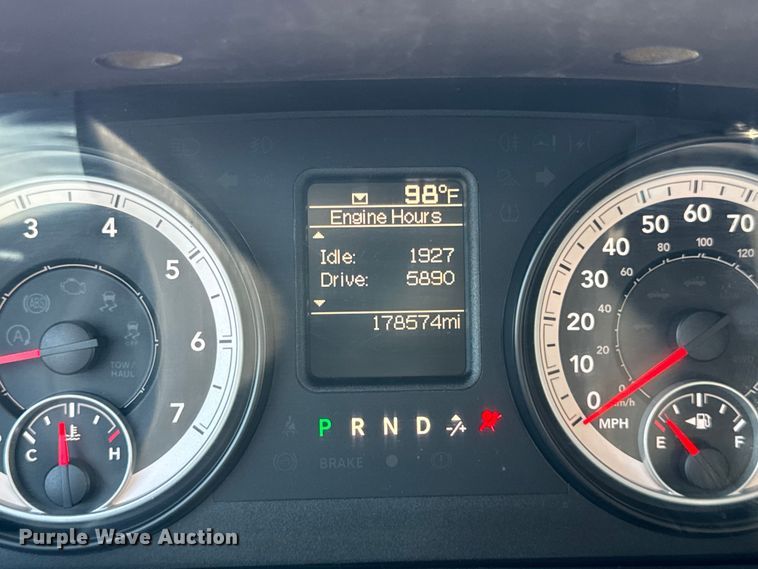 image for item EF2162 2013 Dodge Ram 3500 Crew Cab utility bed pickup truck