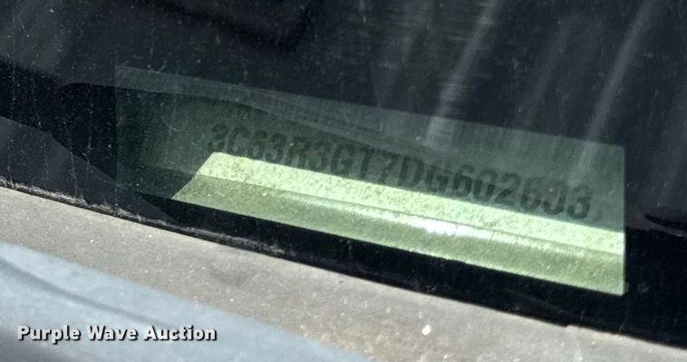 image for item EF2162 2013 Dodge Ram 3500 Crew Cab utility bed pickup truck