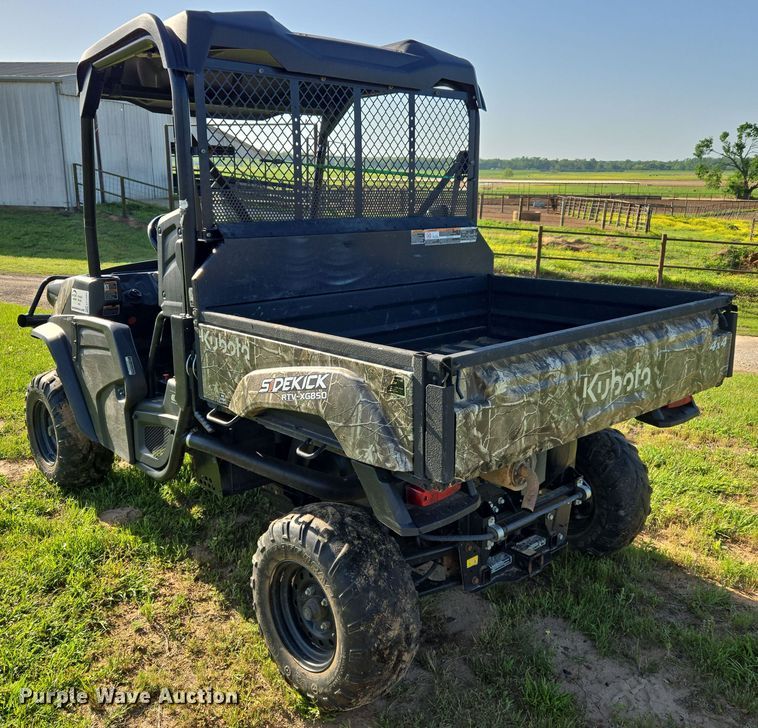 image for item EF2985 2022 Kubota Sidekick RTV-XG850 utility vehicle