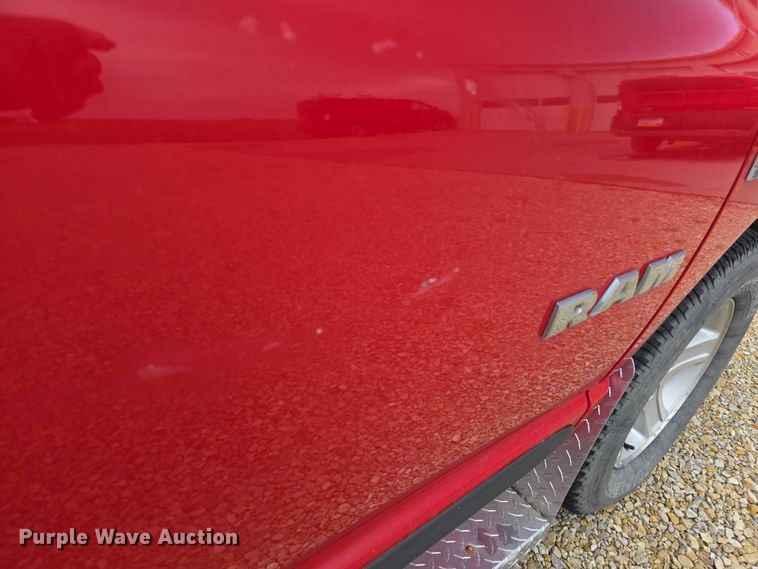 image for item EF3601 2008 Dodge Ram 1500 Quad Cab utility bed pickup truck