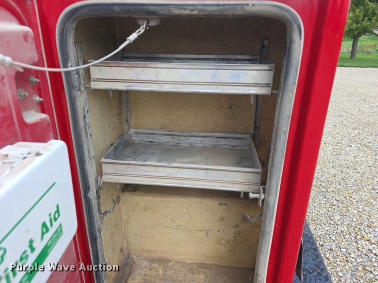 image for item EF3601 2008 Dodge Ram 1500 Quad Cab utility bed pickup truck