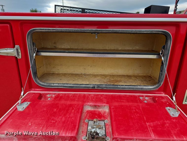 image for item EF3601 2008 Dodge Ram 1500 Quad Cab utility bed pickup truck