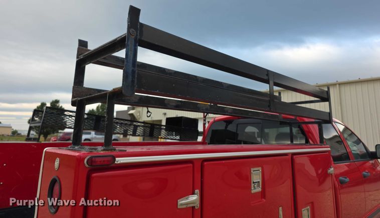 image for item EF3601 2008 Dodge Ram 1500 Quad Cab utility bed pickup truck