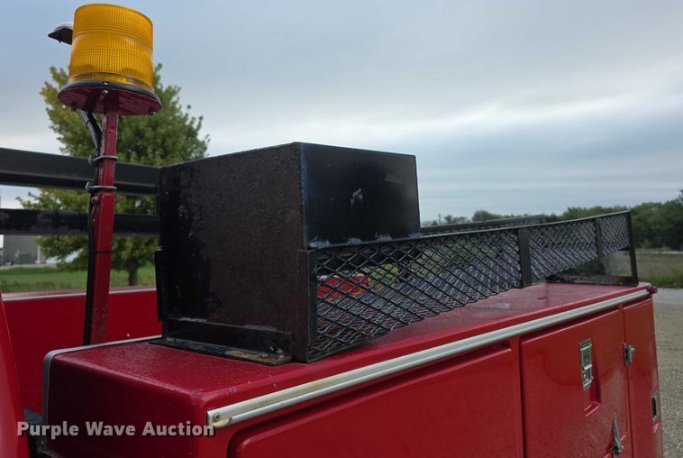 image for item EF3601 2008 Dodge Ram 1500 Quad Cab utility bed pickup truck