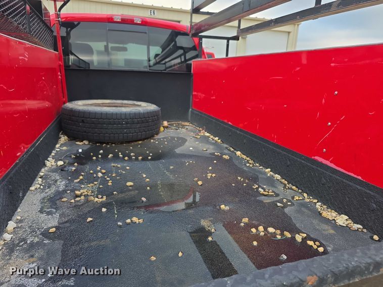 image for item EF3601 2008 Dodge Ram 1500 Quad Cab utility bed pickup truck