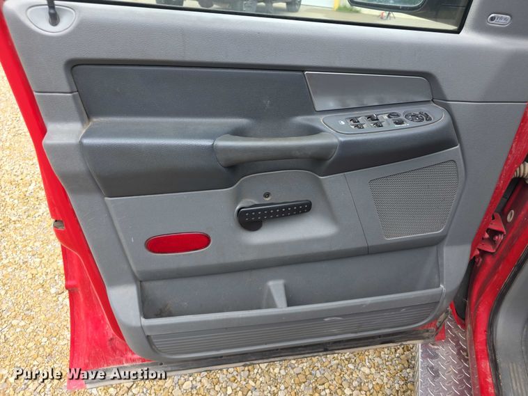 image for item EF3601 2008 Dodge Ram 1500 Quad Cab utility bed pickup truck