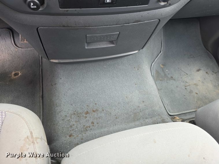 image for item EF3601 2008 Dodge Ram 1500 Quad Cab utility bed pickup truck