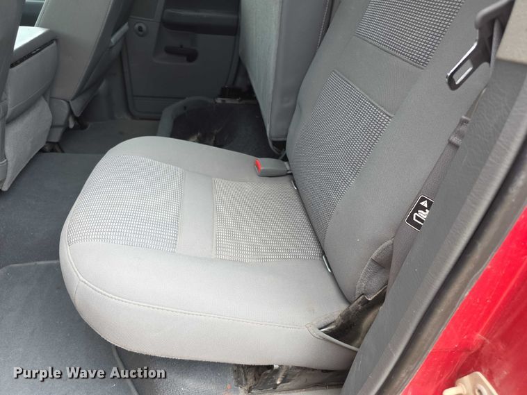 image for item EF3601 2008 Dodge Ram 1500 Quad Cab utility bed pickup truck