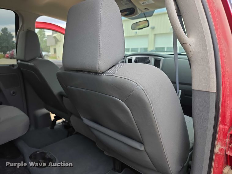 image for item EF3601 2008 Dodge Ram 1500 Quad Cab utility bed pickup truck