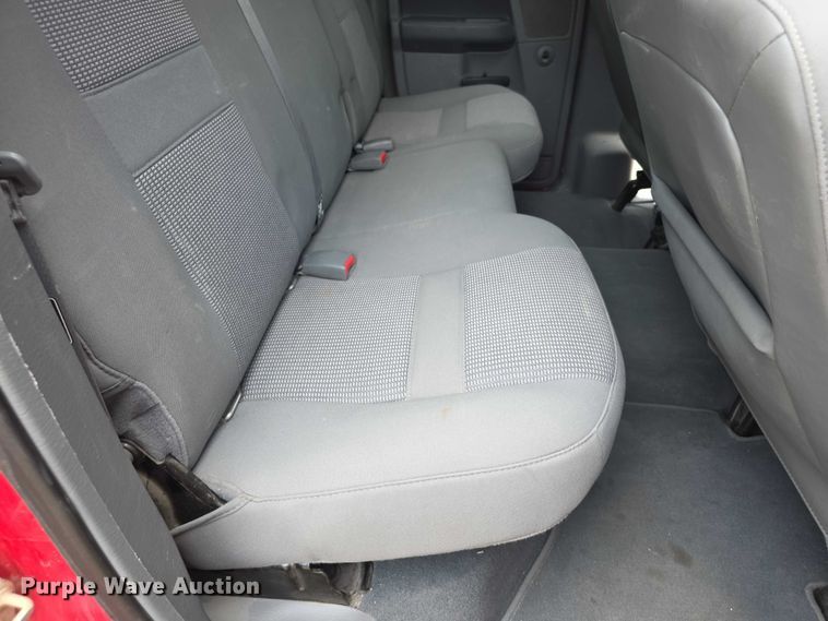 image for item EF3601 2008 Dodge Ram 1500 Quad Cab utility bed pickup truck