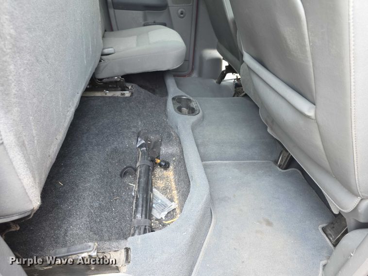 image for item EF3601 2008 Dodge Ram 1500 Quad Cab utility bed pickup truck