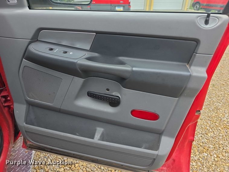 image for item EF3601 2008 Dodge Ram 1500 Quad Cab utility bed pickup truck