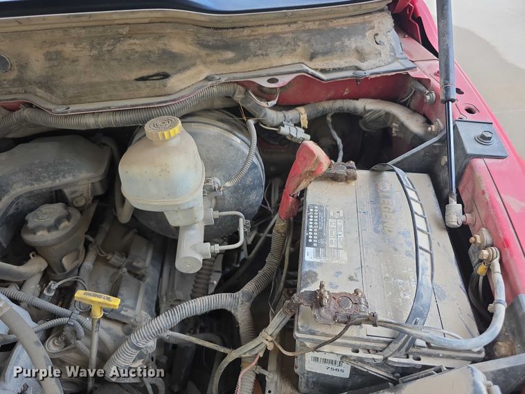 image for item EF3601 2008 Dodge Ram 1500 Quad Cab utility bed pickup truck