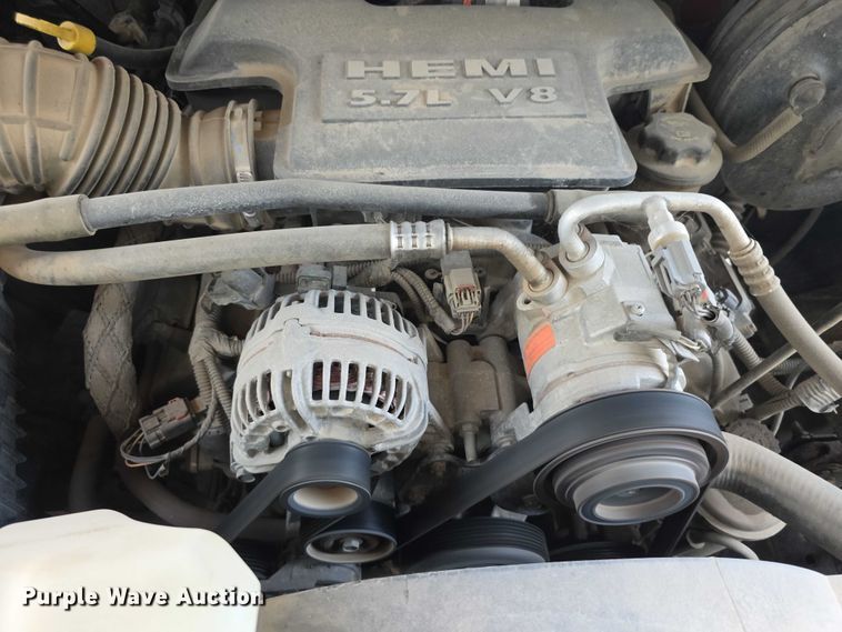 image for item EF3601 2008 Dodge Ram 1500 Quad Cab utility bed pickup truck