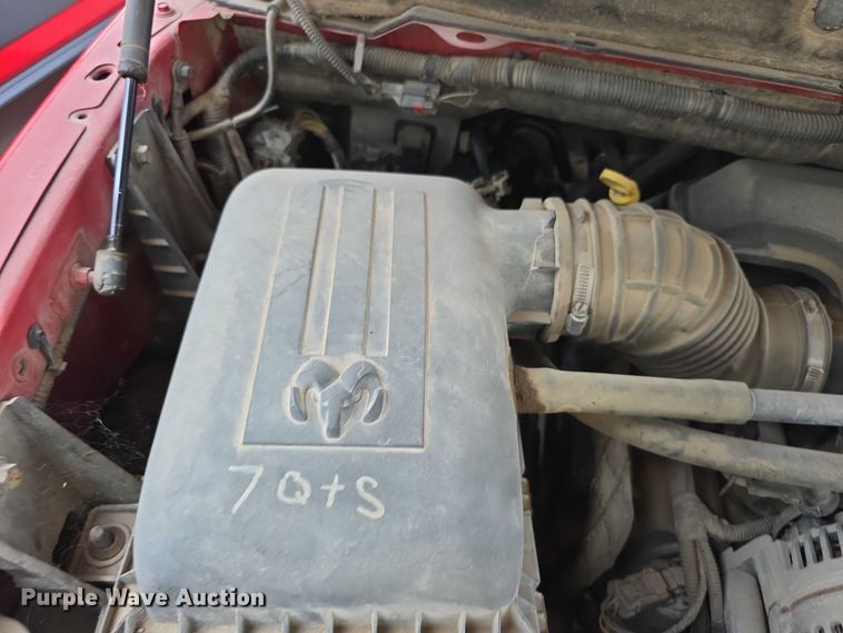 image for item EF3601 2008 Dodge Ram 1500 Quad Cab utility bed pickup truck