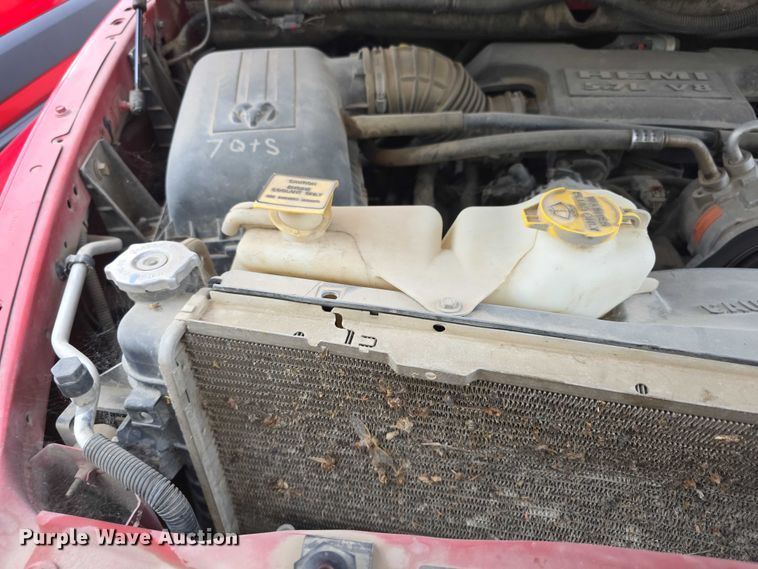 image for item EF3601 2008 Dodge Ram 1500 Quad Cab utility bed pickup truck