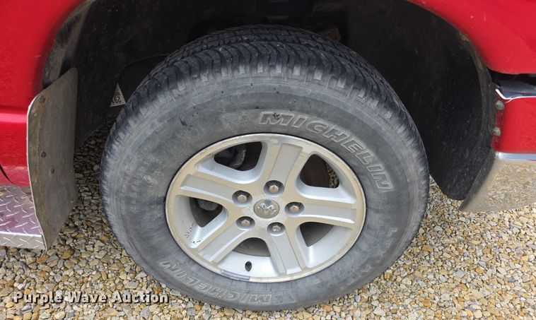 image for item EF3601 2008 Dodge Ram 1500 Quad Cab utility bed pickup truck