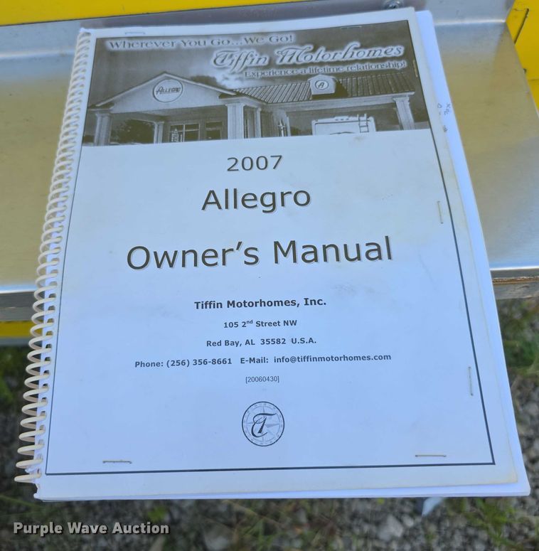 image for item EF3753 2007 Ford Allegro RV