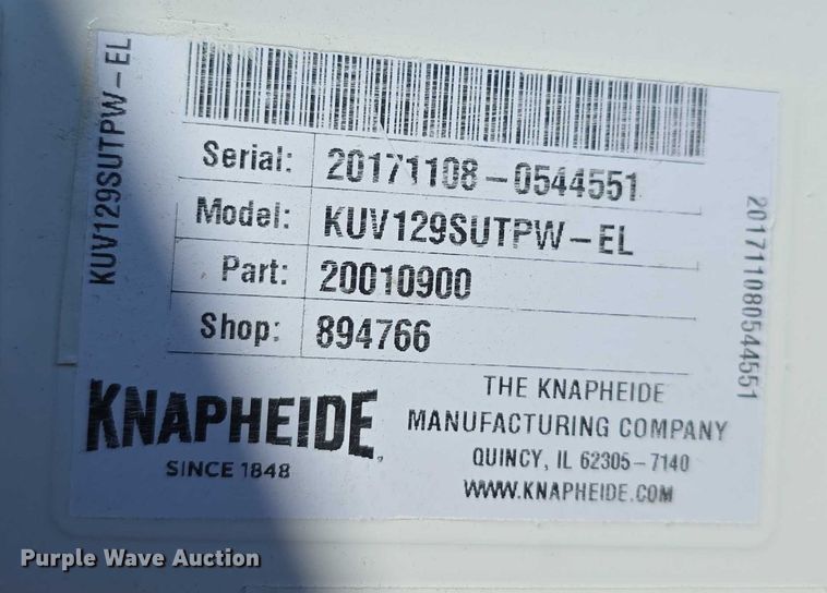 image for item EF3766 2018 GMC Savana utility van