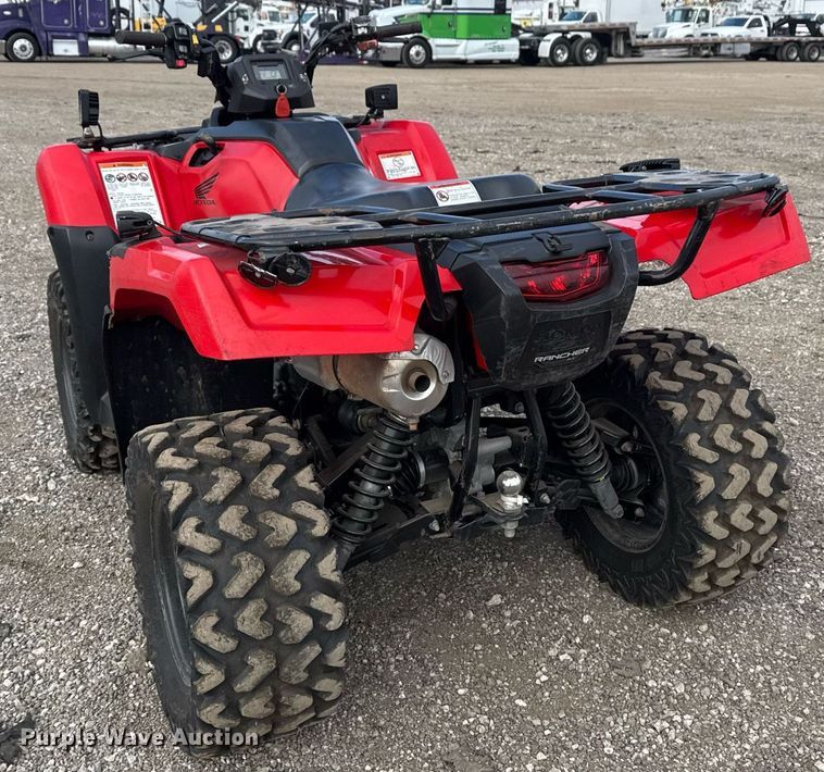 image for item EG2455 2022 Honda Rancher TRX420FA  ATV