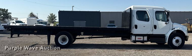 image for item EG5731 2013 Freightliner Business Class M2 Crew Cab flatbed truck