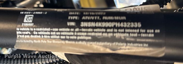 image for item EG6146 2023 Polaris RZR XP 1000 utility vehicle