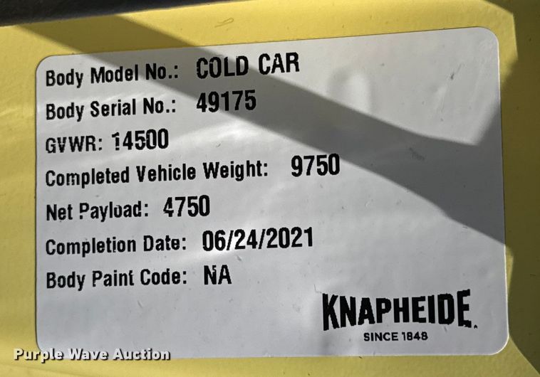 image for item EG6152 2021 Ford E450 Super Duty delivery truck