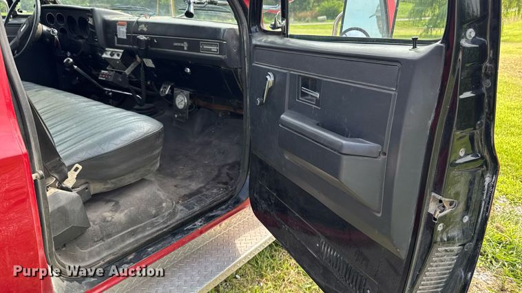 image for item EM2158 1982 Chevrolet K30 Custom Deluxe brush fire truck