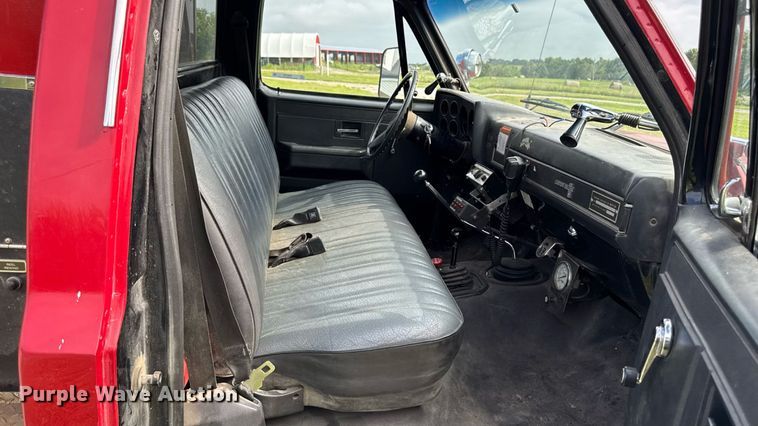 image for item EM2158 1982 Chevrolet K30 Custom Deluxe brush fire truck