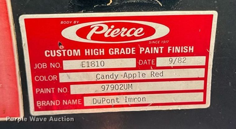 image for item EM2158 1982 Chevrolet K30 Custom Deluxe brush fire truck